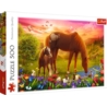 PUZZLE 500 Konie na łące 37451