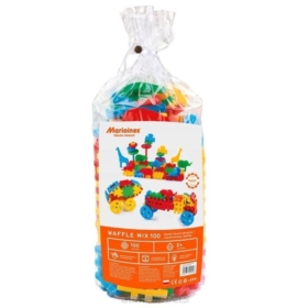 Klocki konstrukcyjne mix 100el 00208