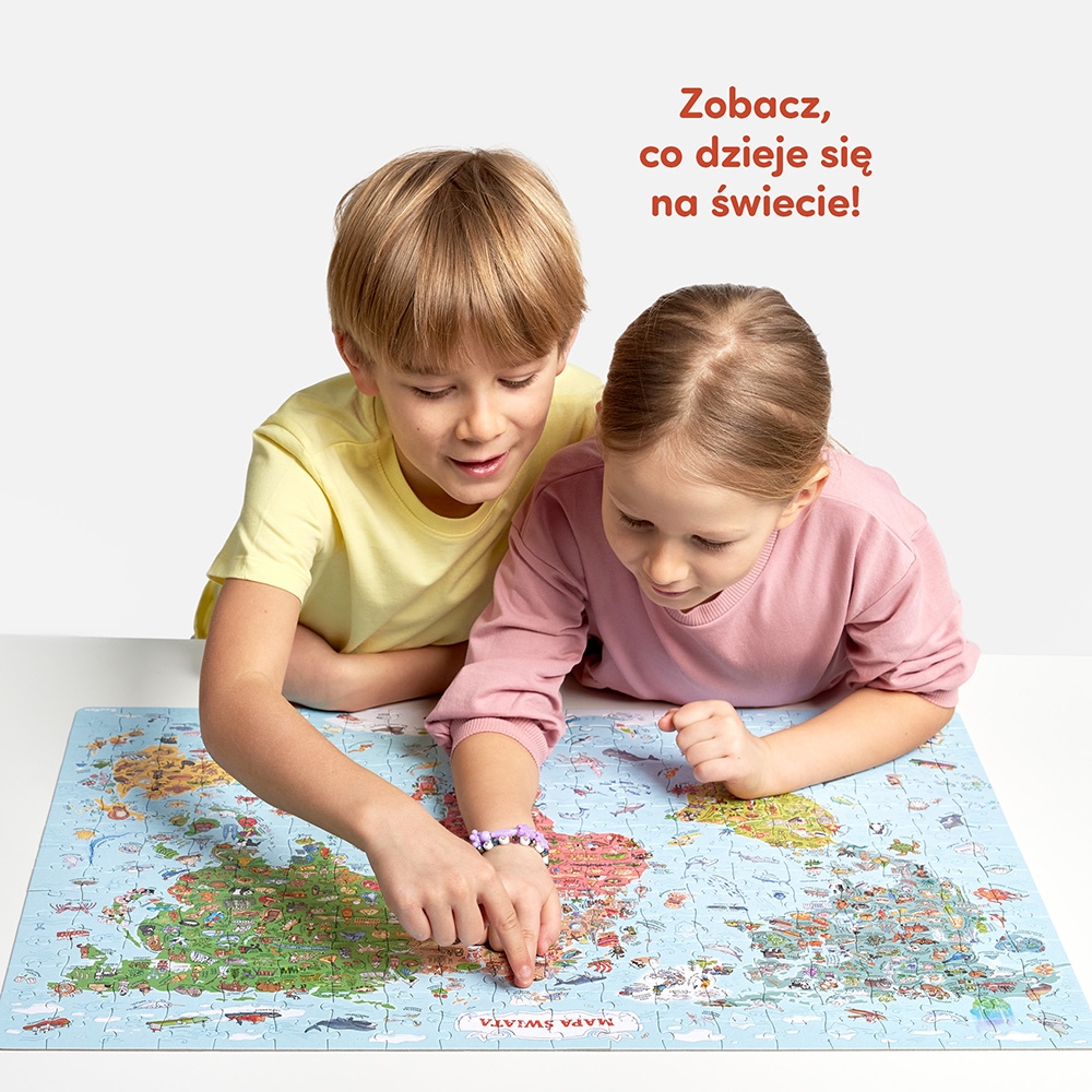 CzuCzu Puzzle odkrywcy Mapa Świata 7+ 93693