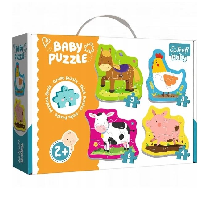 Puzzle - Baby Classic - Zwierzęta na wsi - 36070