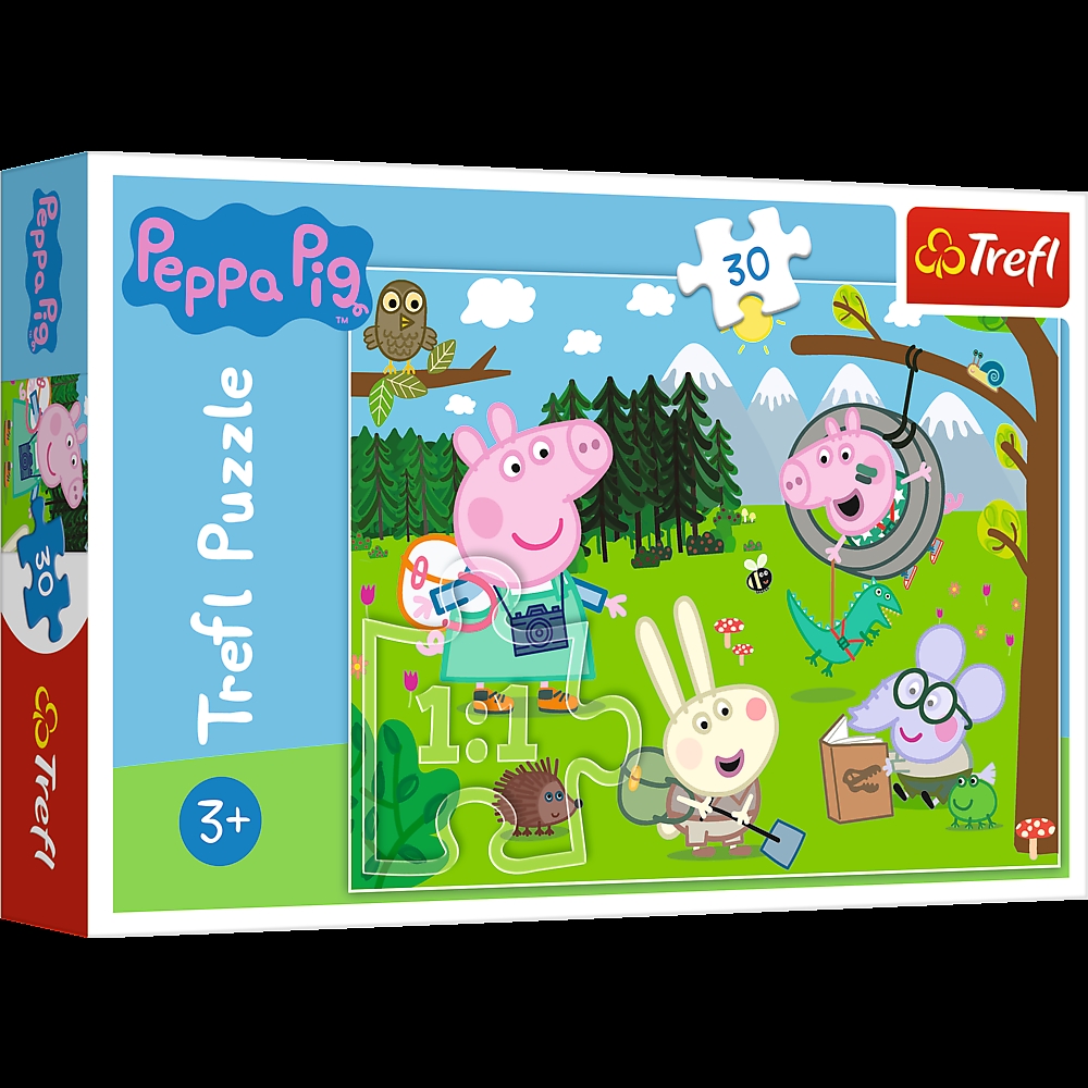PUZZLE 30 PEPPA LEŚNA WYPRAWA