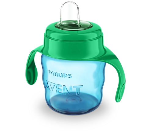 AVENT KUBEK Z USTNIKIEM 6M+, 200ML NIEBIESKI 551/0