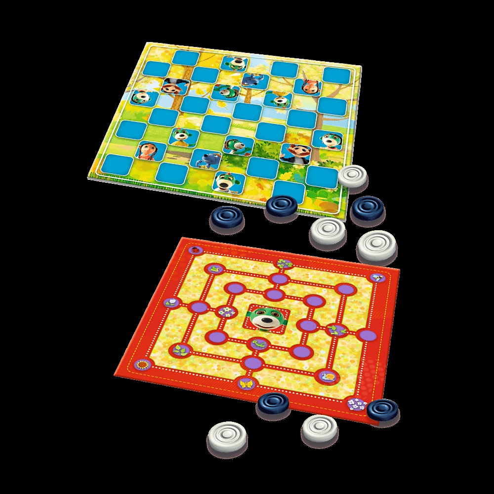 Gra Warcaby/Młynek Rodzina Treflików 01920