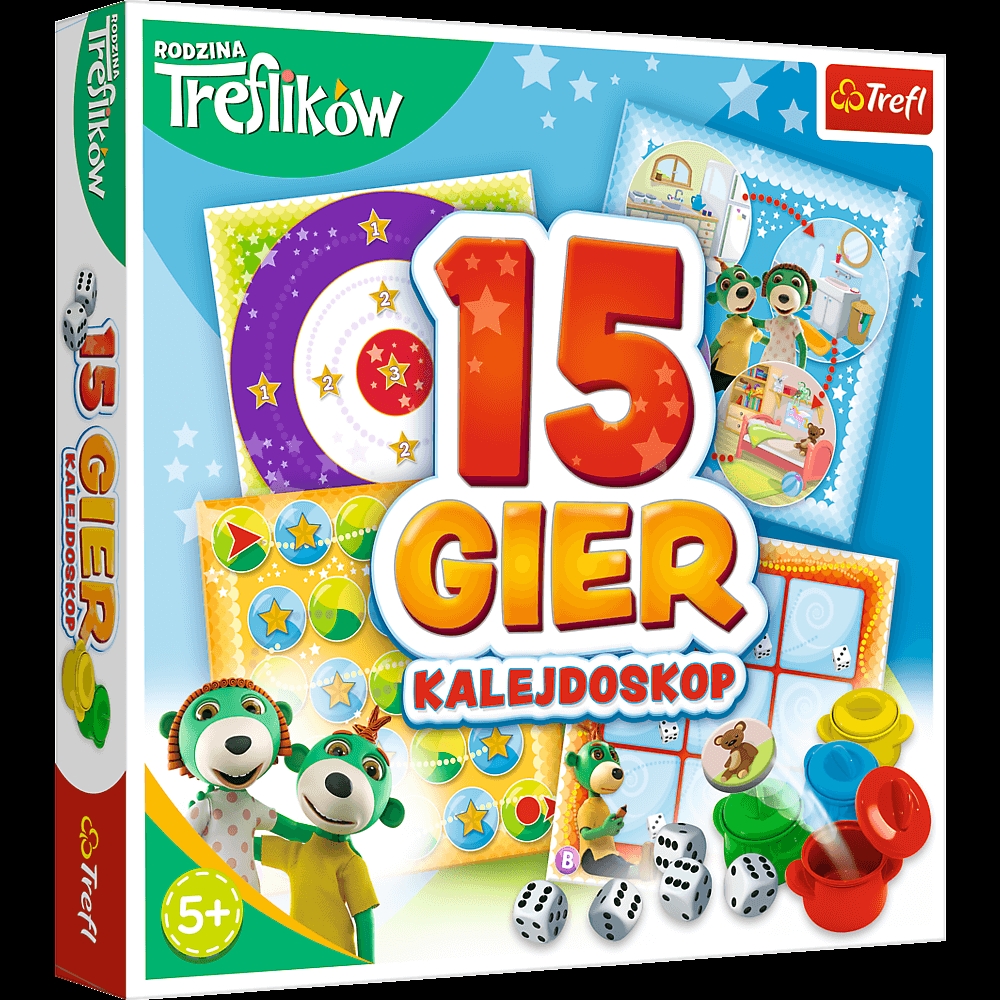 Kalejdoskop 15 gier Rodzina Treflików 01922