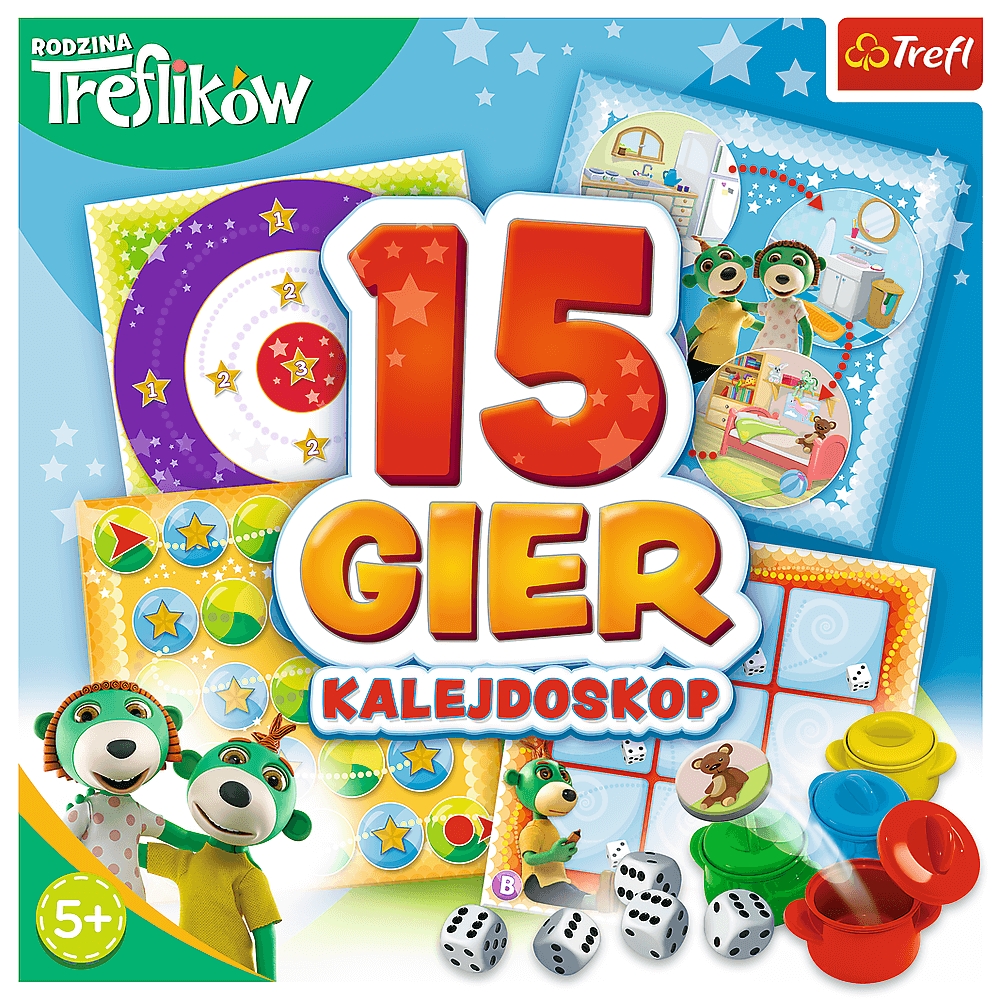 Kalejdoskop 15 gier Rodzina Treflików 01922