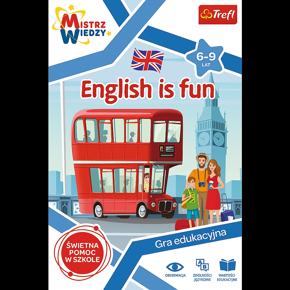 Gra Edukacyjna English is Fun z Serii Mistrz Wiedz