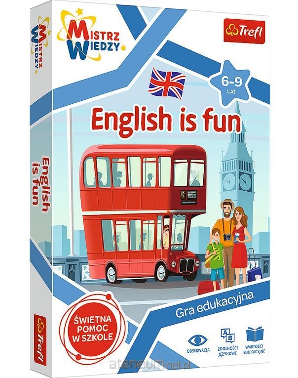 Gra Edukacyjna English is Fun z Serii Mistrz Wiedz