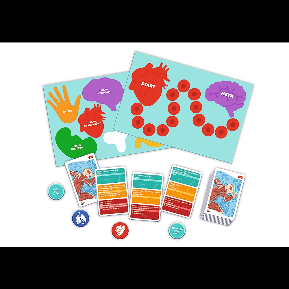 Gra Edukacyjna Ciało człowieka/ Mistrz Wiedzy Tref