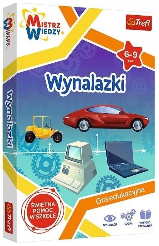 Gra Wynalazki z Serii Mistrz Wiedzy Trefl 01958