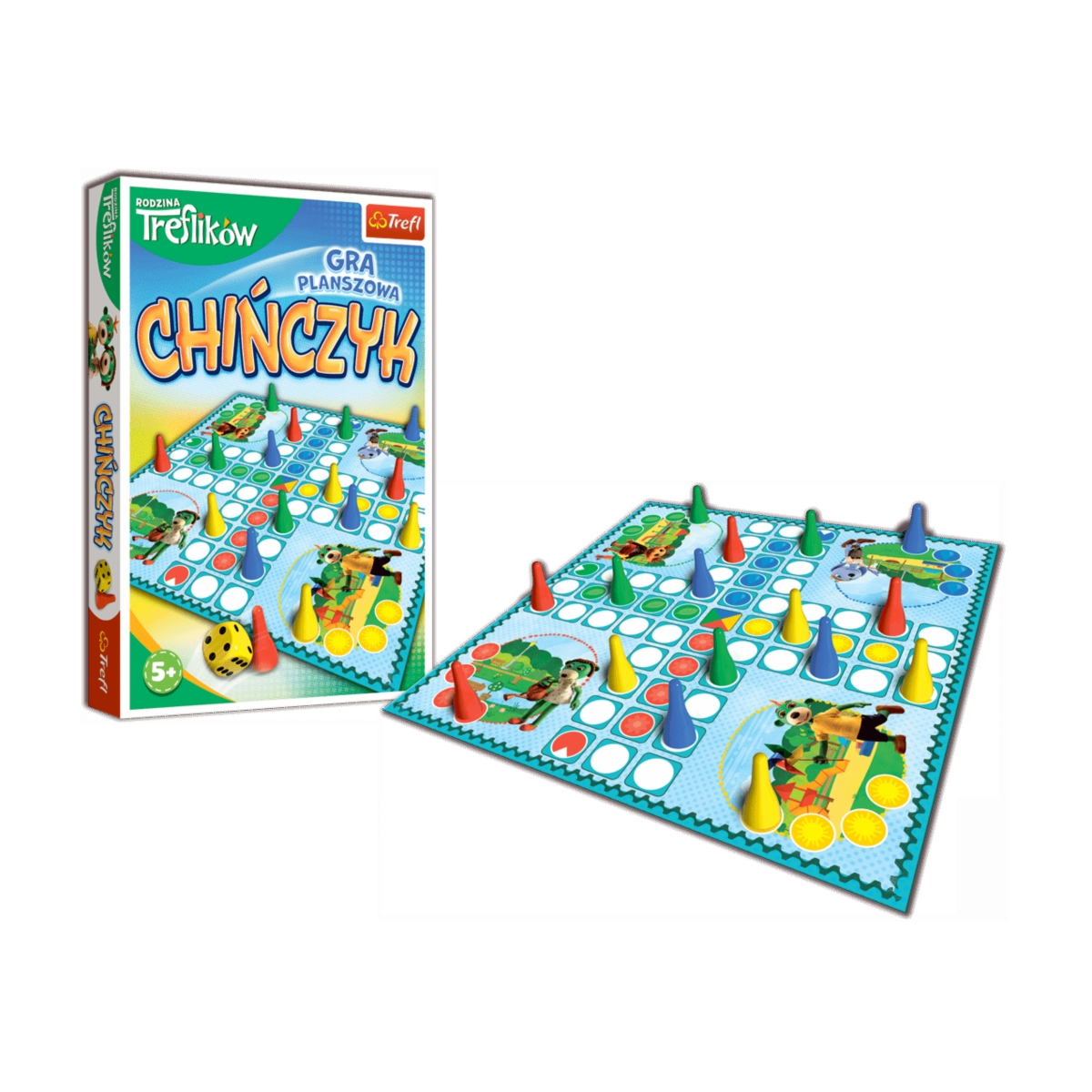 Gra Chińczyk z Rodziną Treflików 02069