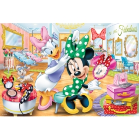 Puzzle - 100 - Minnie w salonie kosmetycznym - Dis