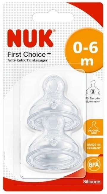 NUK SMOCZEK DO BUTELKI FIRST CHOICE 0-6 S