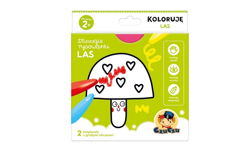 CZUCZU DŁUGIE RYSOWANKI LAS KOLORUJĘ