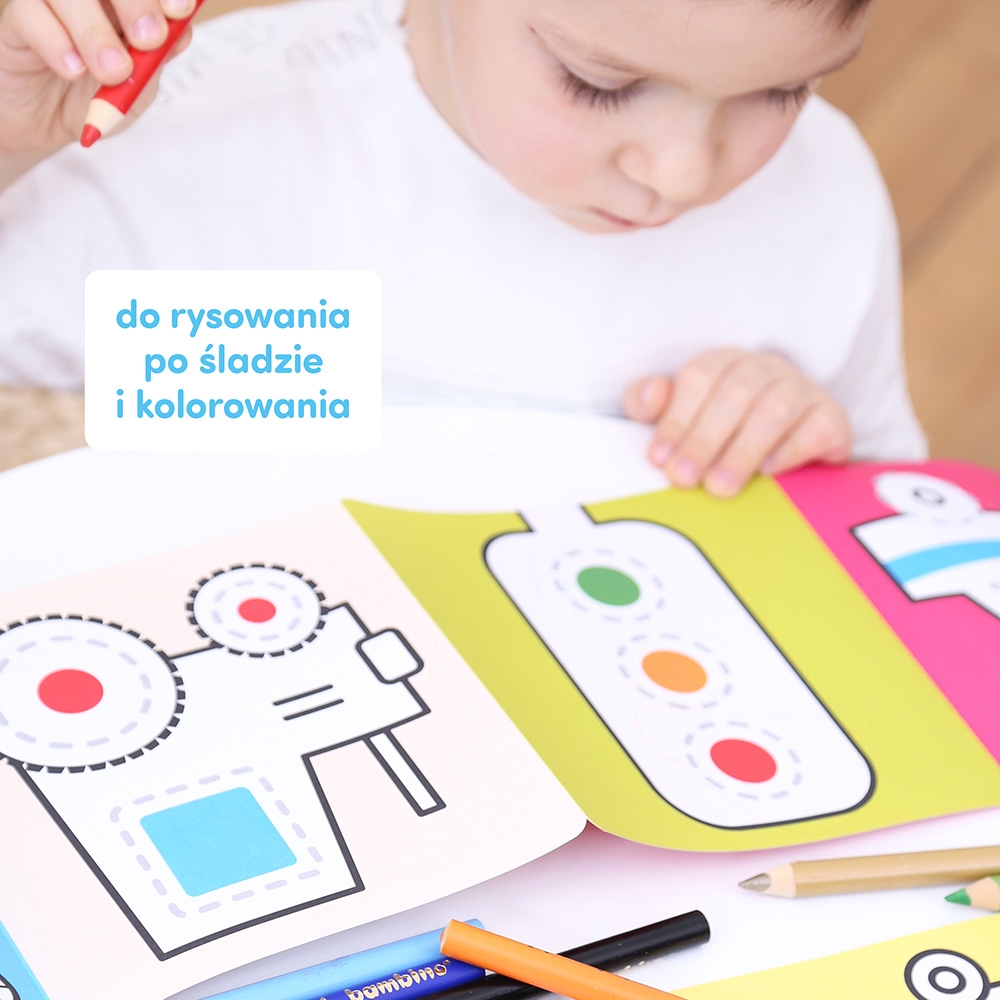 CZUCZU DŁUGIE RYSOWANKI POJAZDY W PRACY