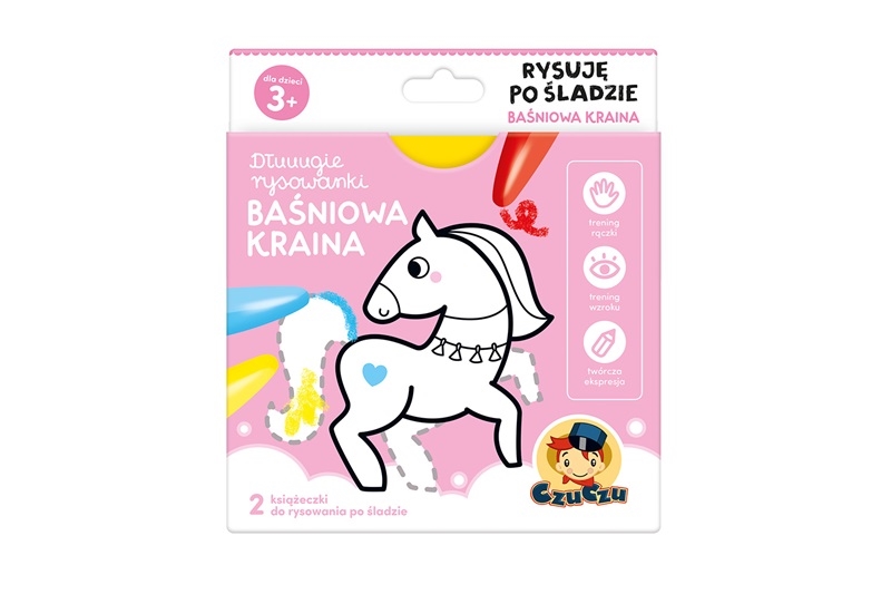 CZUCZU  DŁUUUGIE RYSOWANKI BAŚNIOWA KRAINA 3+