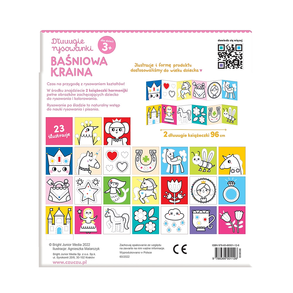 CZUCZU  DŁUUUGIE RYSOWANKI BAŚNIOWA KRAINA 3+