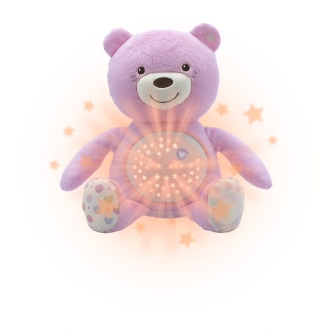 CHICCO MIŚ Z PROJEKTOREM RÓŻ