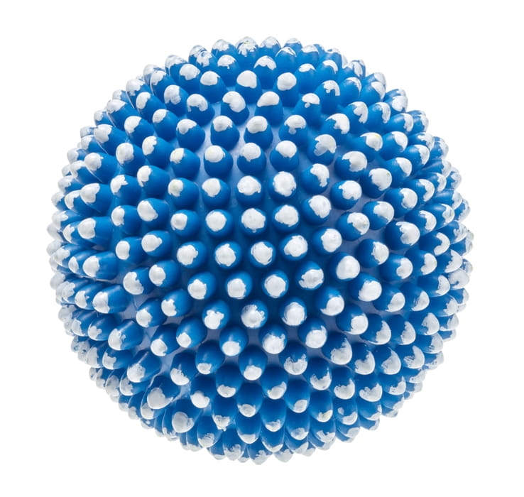 Piłka z kolcami piszcząca 9,5cm 215 72152