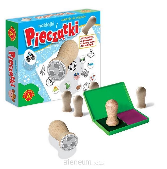 PIECZĄTKI I NAKLEJKI ZABAWKA DLA CHŁOPCÓW