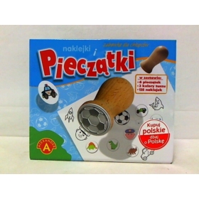PIECZĄTKI I NAKLEJKI ZABAWKA DLA CHŁOPCÓW
