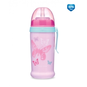 CANPOL BIDON PIN NIEKAP. RÓZOWY