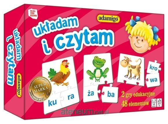 Układam i czytam - gra edukacyjna 06618
