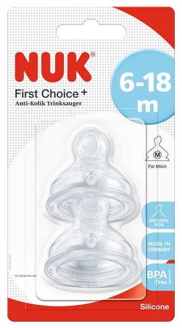 NUK SMOCZEK DO BUTELKI FIRST CHOICE 6-18 M