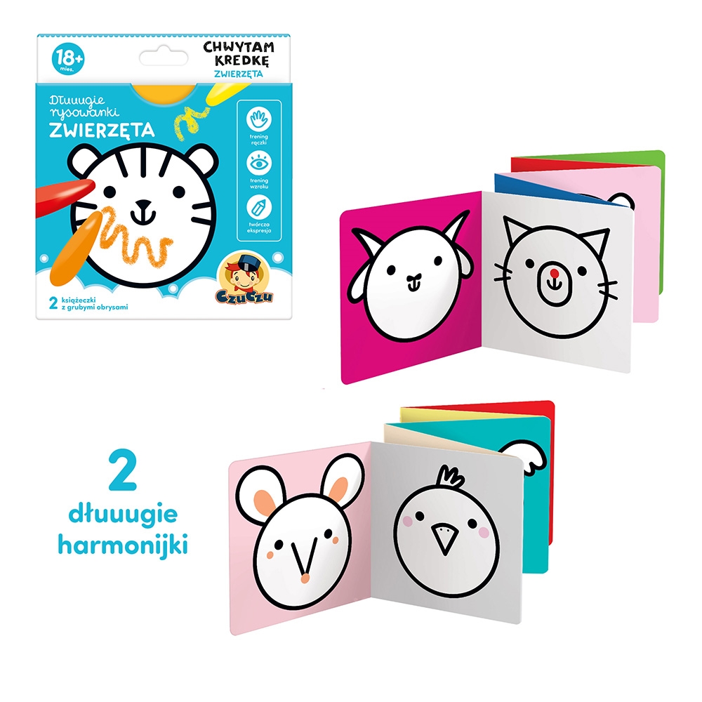 CZUCZU DŁUGIE RYSOWANKI ZWIERZĘTA