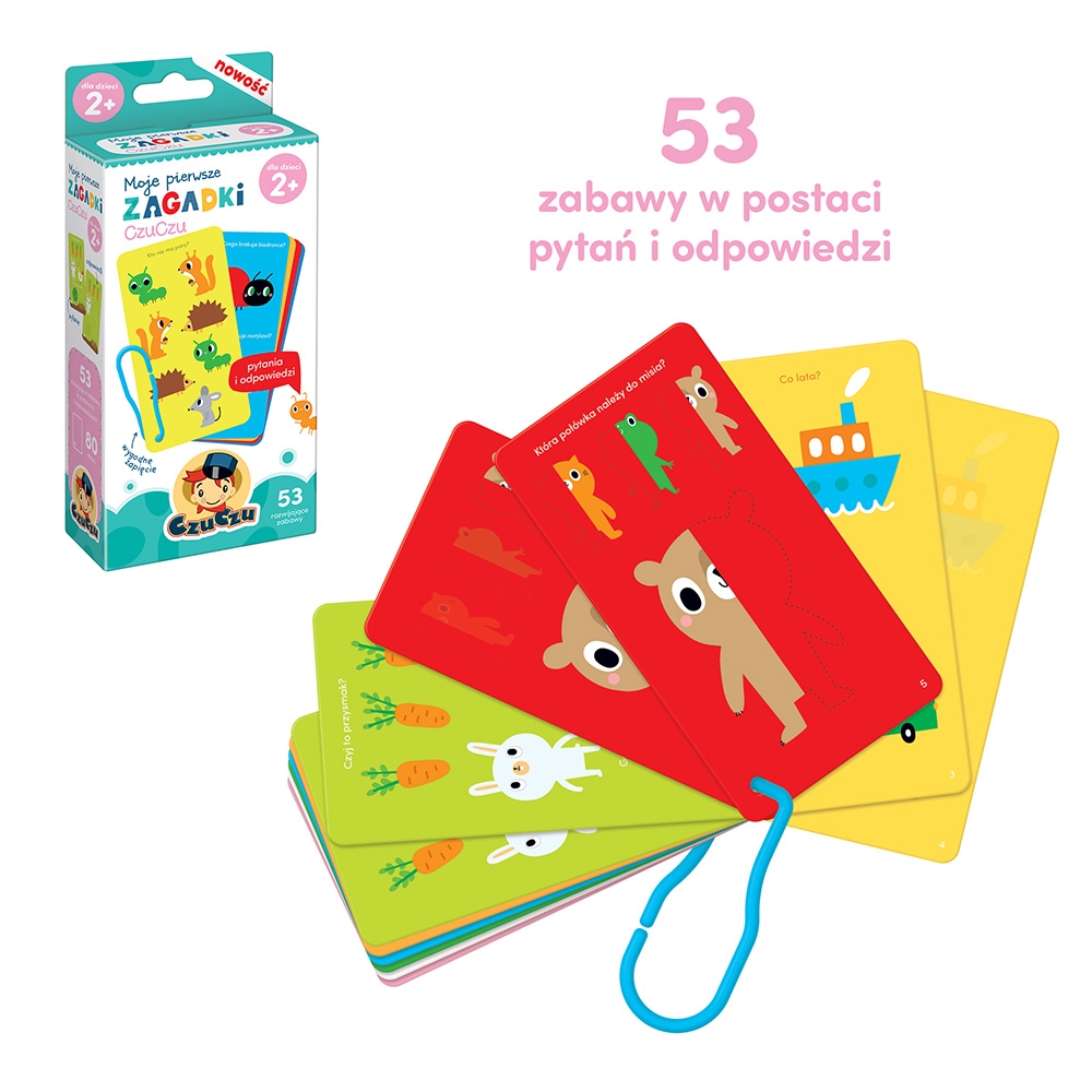 CZUCZU MOJE PIERWSZE ZAGADKI 2+