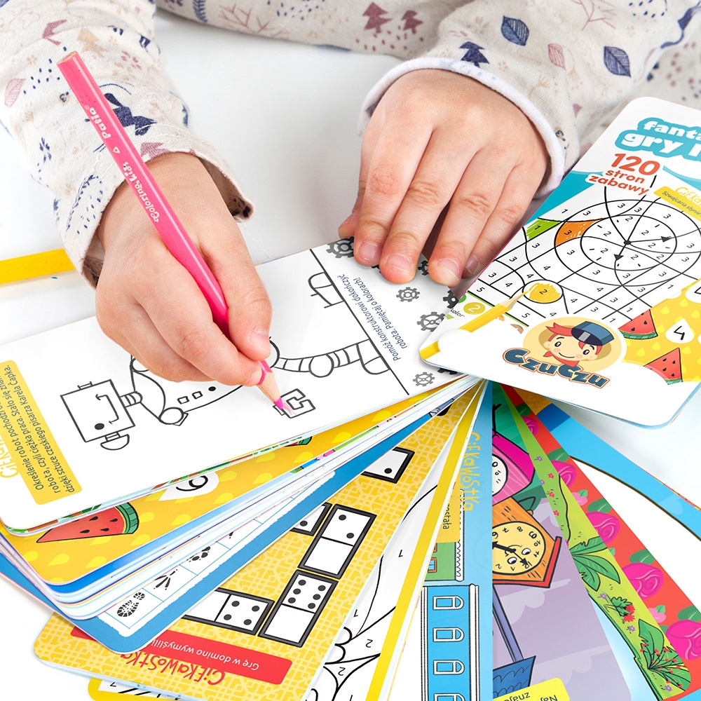 CZUCZU FANTASTYCZNE GRY LOGICZNE 5+