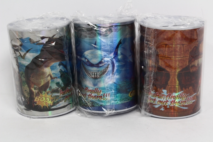 SKARBONKA METALOWA DINOZAURY