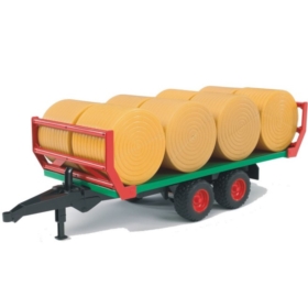 BRUDER - PRZYCZEPA Z 8 BELAMI - 02220