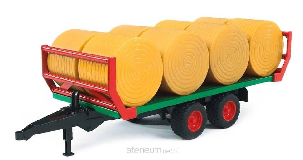 BRUDER - PRZYCZEPA Z 8 BELAMI - 02220