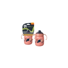 TOMMEE TIPPEE SUPERSTAR KUBEK Z RURKĄ RÓŻ