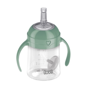 LOVI KUBEK Z OBCIĄŻONĄ SŁOMKĄ 150 GREEN 35/364