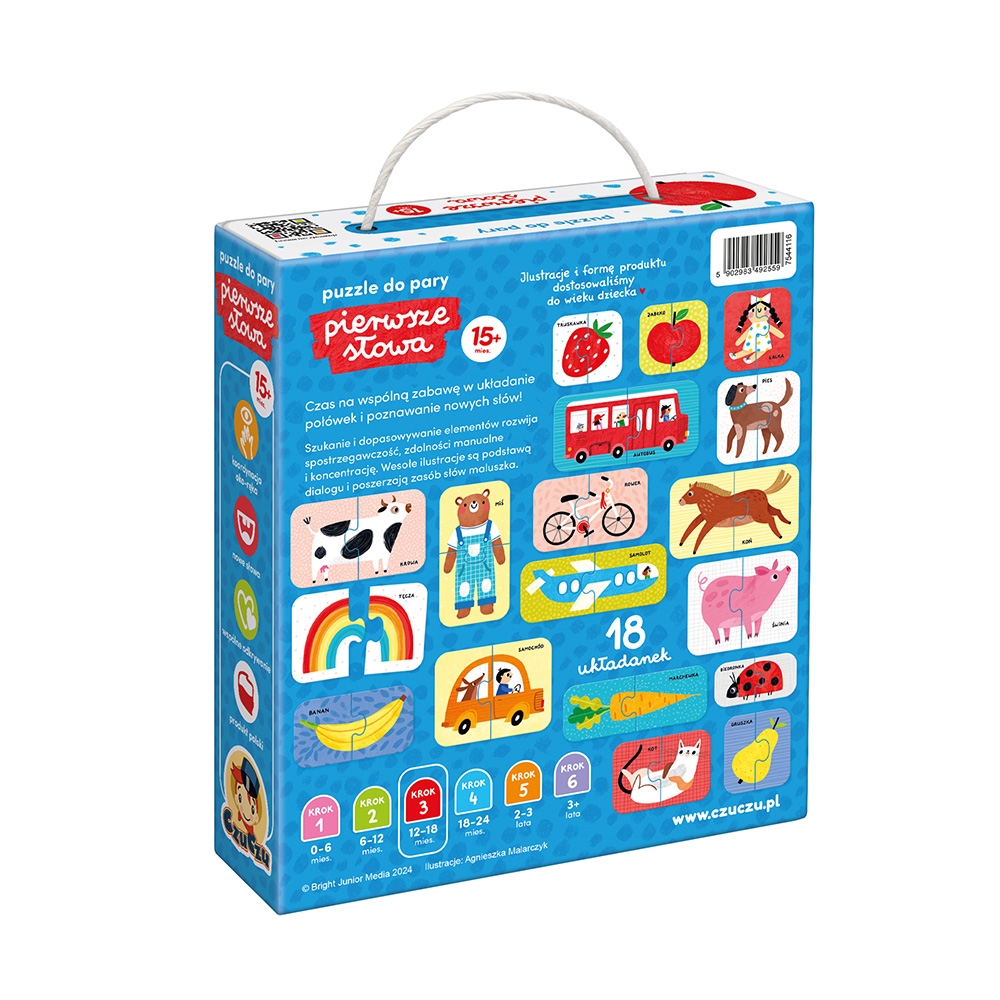 CZUCZU PUZZLE PIERWSZE SŁOWA 15M+