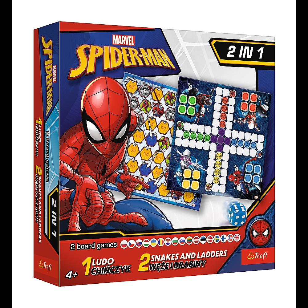 2w1 Chińczyk / Węże i drabiny - Spider-Man Disney