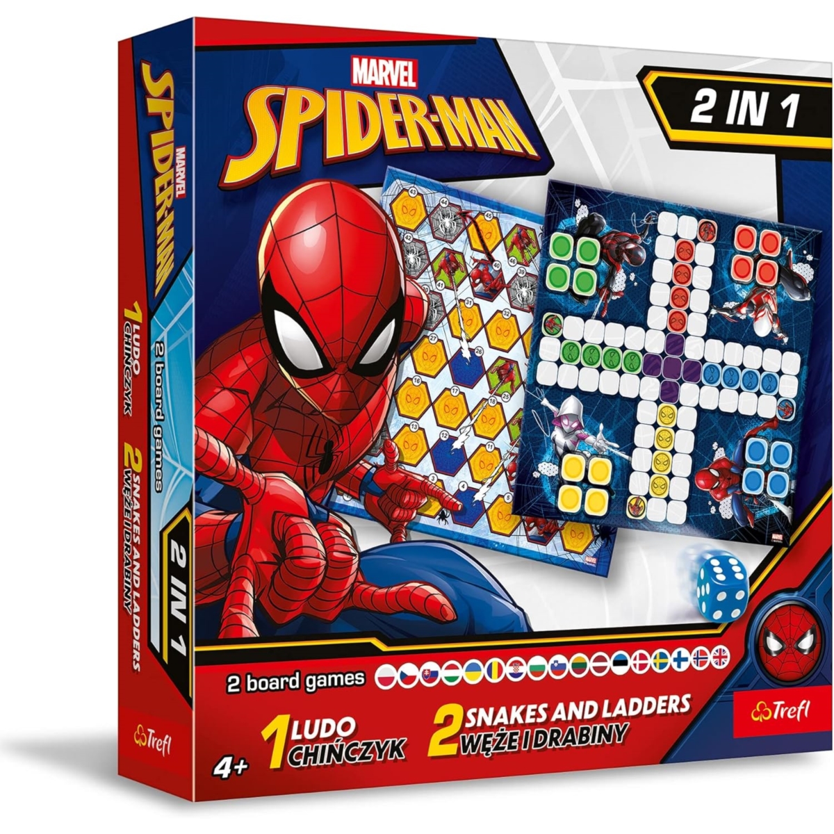 2w1 Chińczyk / Węże i drabiny - Spider-Man Disney