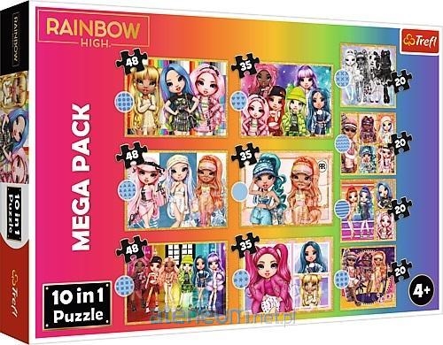 TREFL PUZZLE 10W1 KRAINA LALEK RAINBOW