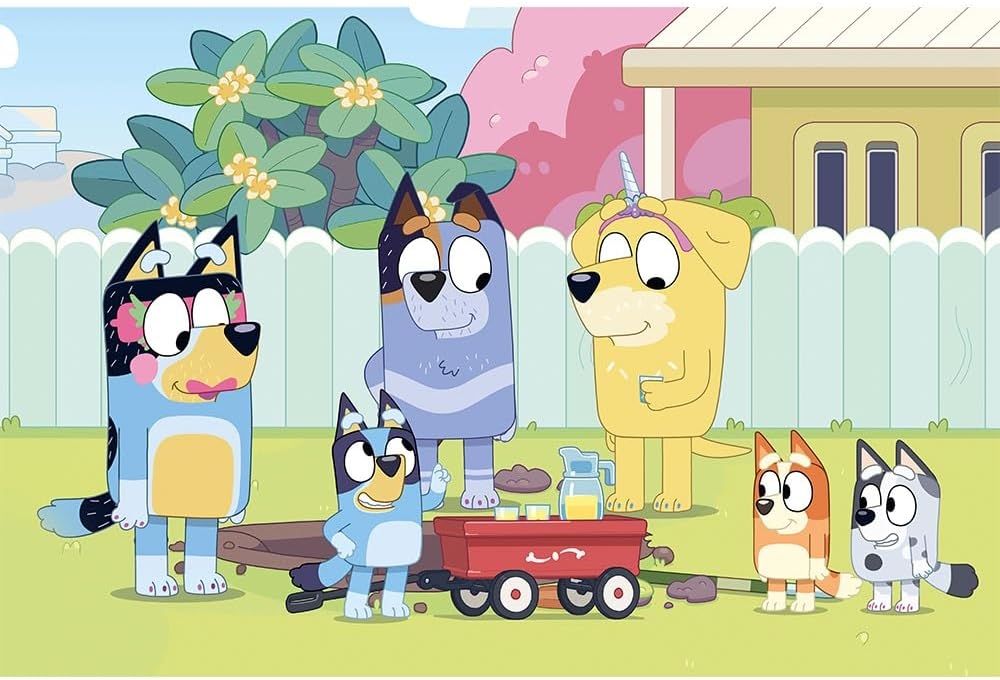 Puzzle - 100 - Wesoły świat Bluey - BBC BlueyFSC M