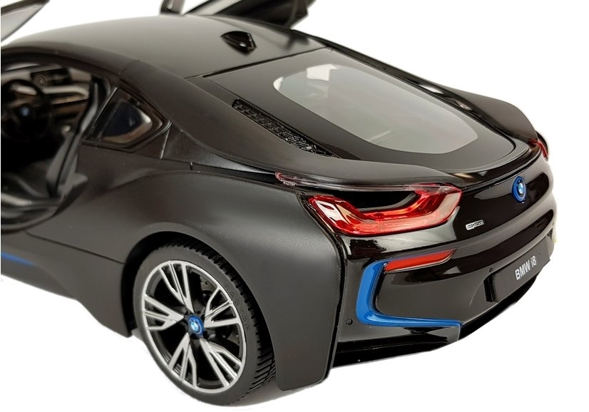Auto R/C BMW i8 Rastar 1:14 Czarny Drzwi Automatyc