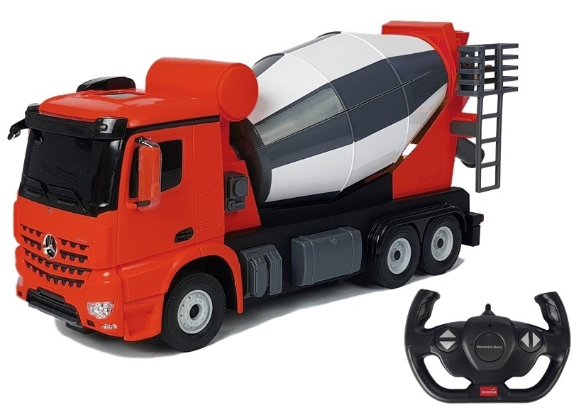 Auto R/C Mercedes-Benz Arocs Rastar 1:14 Czerwone