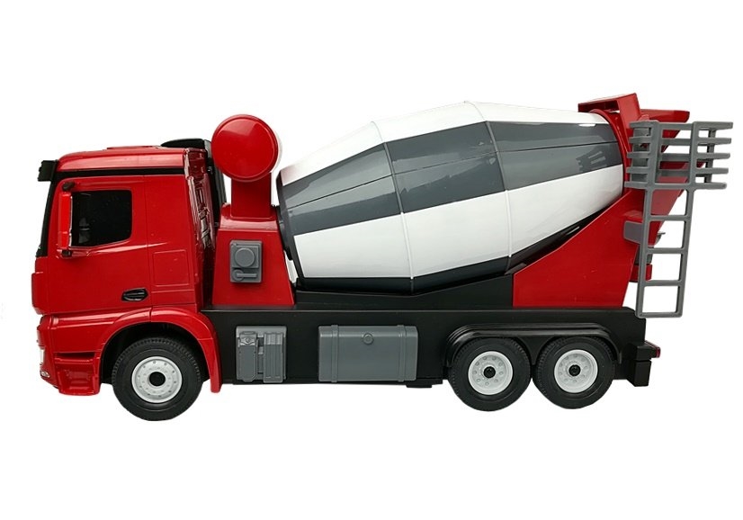 Auto R/C Mercedes-Benz Arocs Rastar 1:14 Czerwone