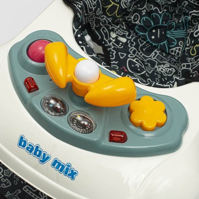 53260 BABY MIX CHODZIK Z HUŚTAWKĄ 2W1
