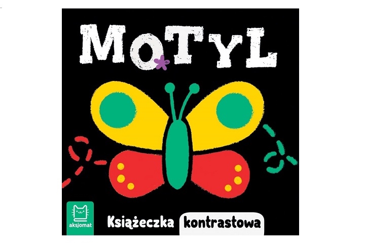 KSIĄŻECZKA KOTNTRASTOWA MOTYL