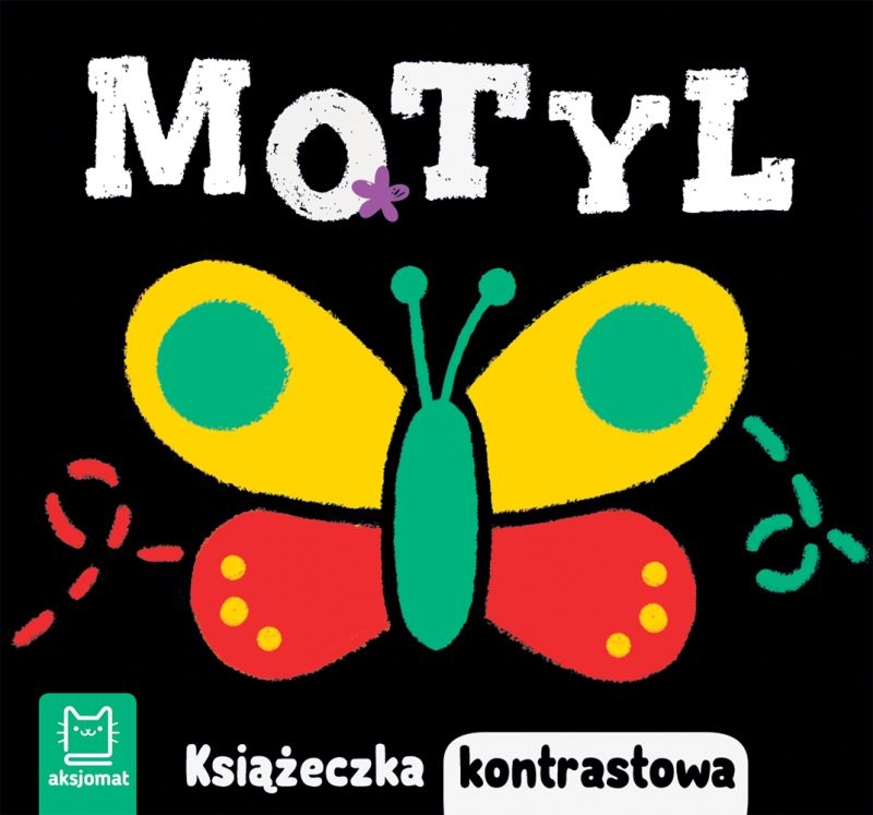 KSIĄŻECZKA KOTNTRASTOWA MOTYL