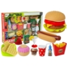 Zestaw Hamburger z Artykułami Spożywczymi Fast Foo