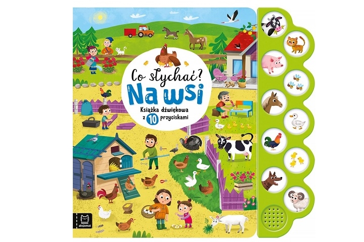 Co słychać? Na wsi Książka dźwięk.z 10przyc.37408