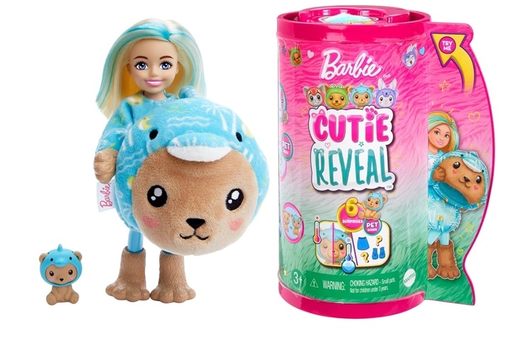 Barbie CR lalka Chelsea Miś-Delfin kost.HRK30 /4