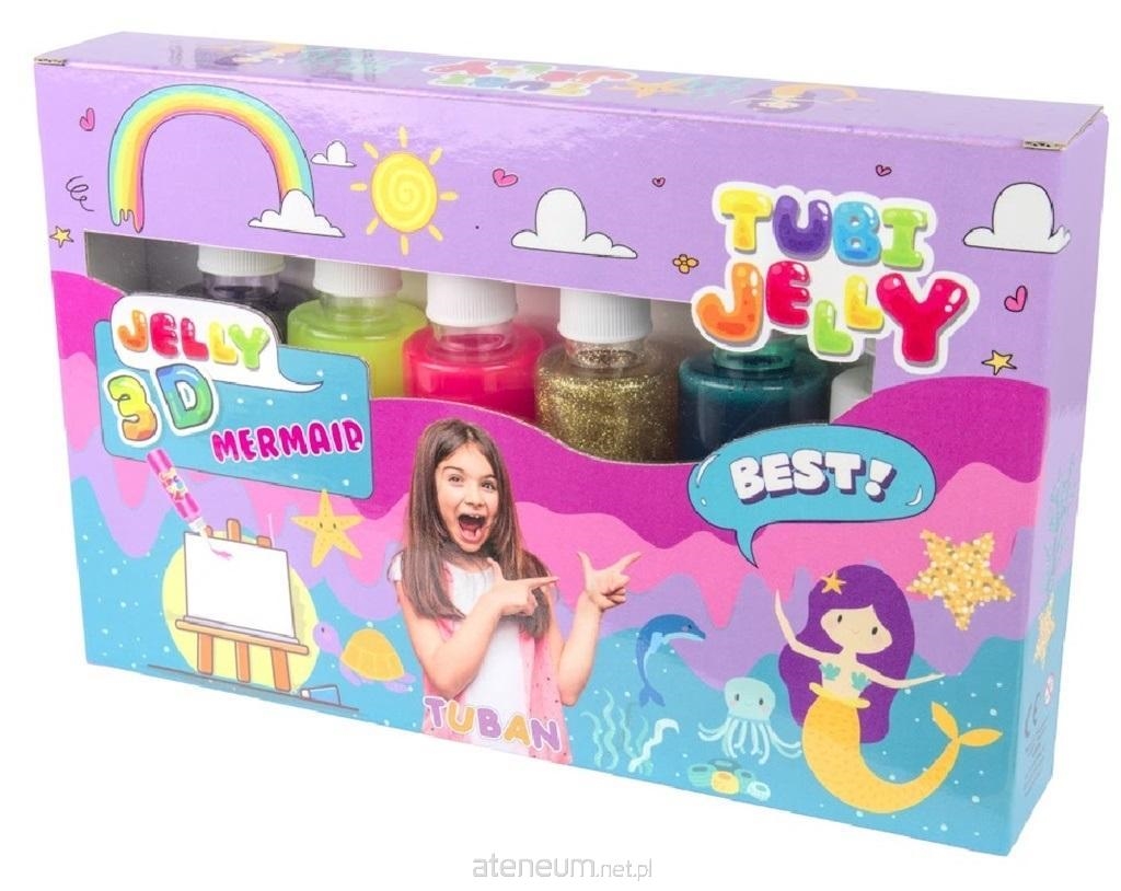 TUBAN zestaw Tubi Jelly 6kol Syrenka TU3322 33224
